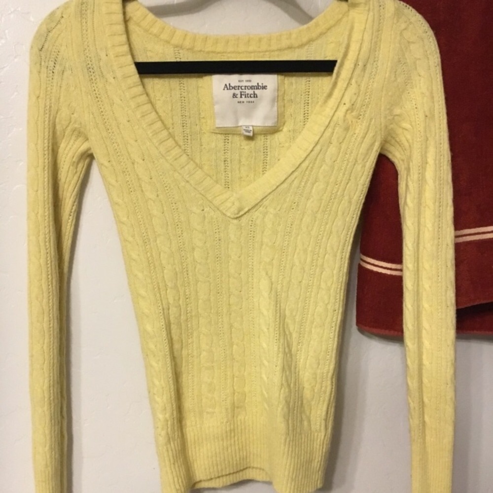 NWOT abercrombie & fitch v-neck sweater